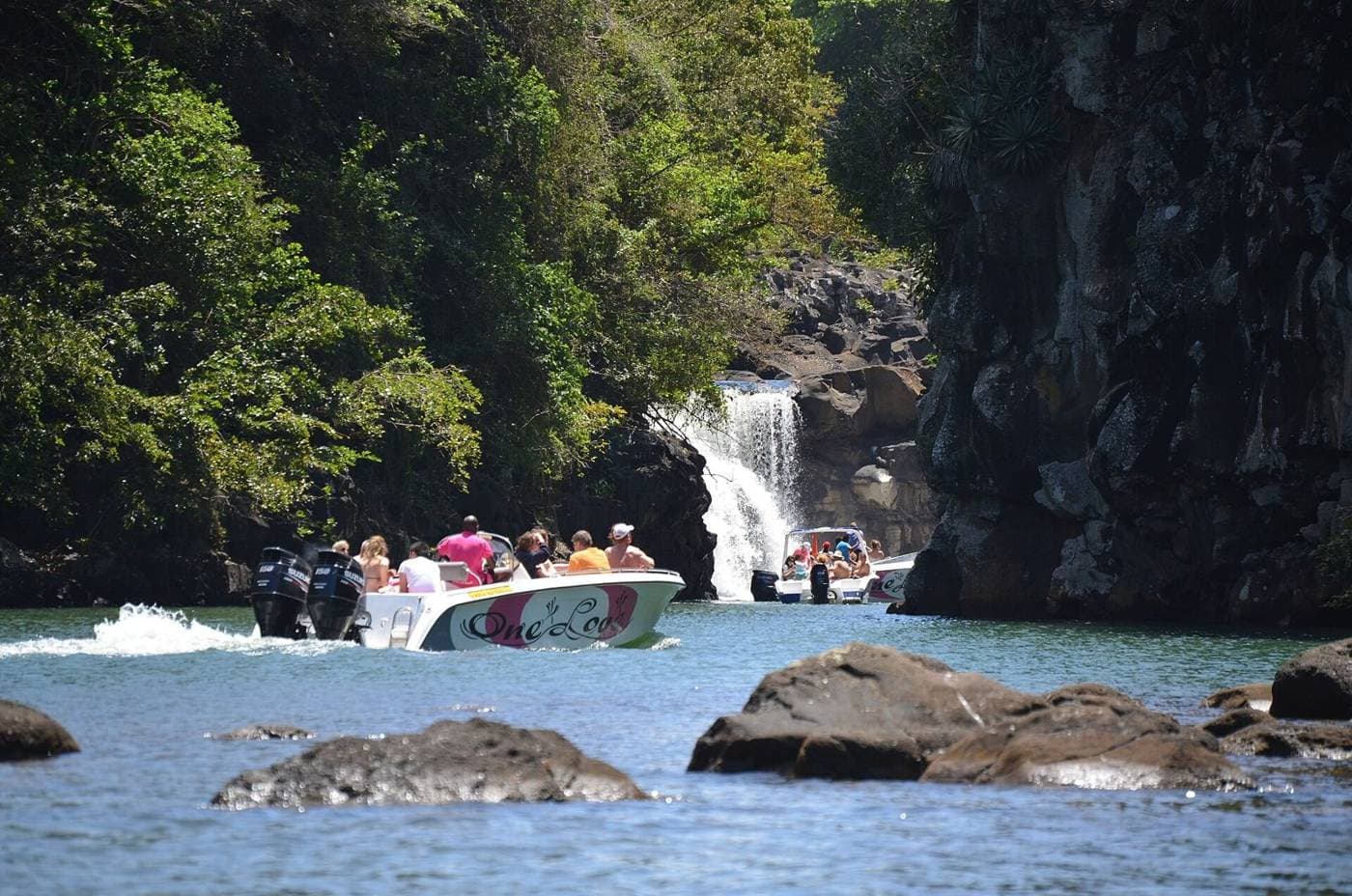 Grand River South East waterfall, Mauritius